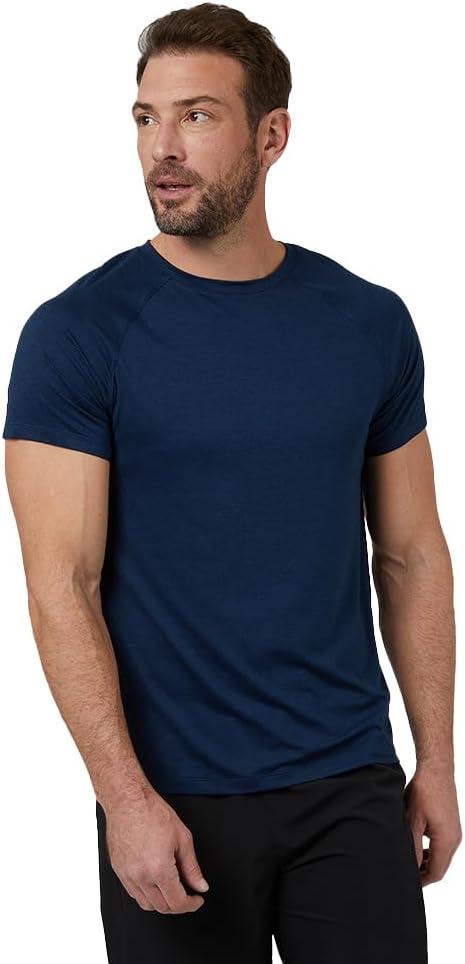 32 Degrees Cool Men’s Active T-Shirt | Raglan Short Sleeve | Quick Dry | Anti-Odor