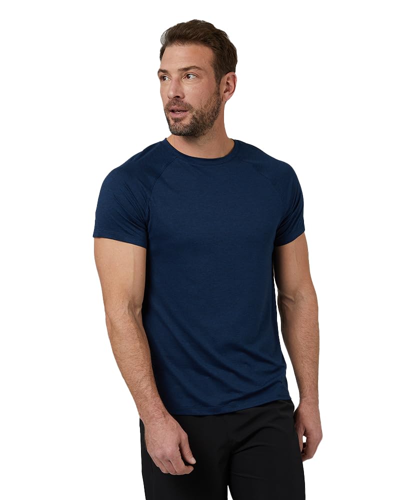 32 DegreesCool Men’s Active T-Shirt | Raglan Short Sleeve | Quick Dry | Anti-Odor