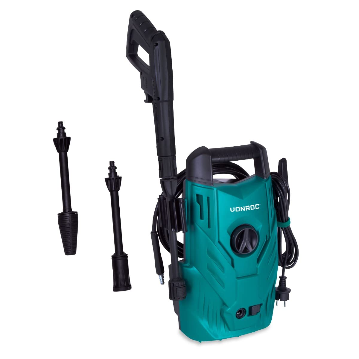 VONROC Hidrolimpiadora de Alta Presión 1400W 110 Bar Compacta