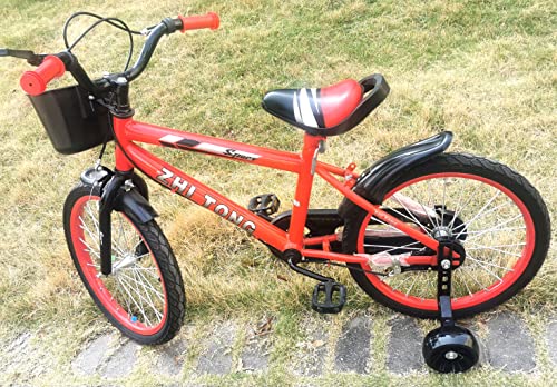 Gugou Adjustable Training Wheels Flash Mute Wheel Bicycle Heavy Duty Rear With Stabiliser Mounted Kit Compatible For Bikes Of 12 14 16 18 20 Inch， 1 Pair (Black1) #TOP6