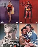 Batman Cast Set of 8 including Adam West and Burt Ward 8 in x 10 in Batman Autographs sm
