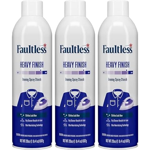 Faultless Heavy Spray Starch 20 oz Cans (3 Pack) Cover
