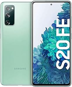 Samsung Galaxy S20 FE, Android Smartphone, 6, 5 Zoll Super AMOLED Display, 4.500 mAh Akku, 128 GB/ 6 GB RAM, Handy in Cloud Green inkl 36 Monate Herstellergarantie [Exklusiv bei Amazon]