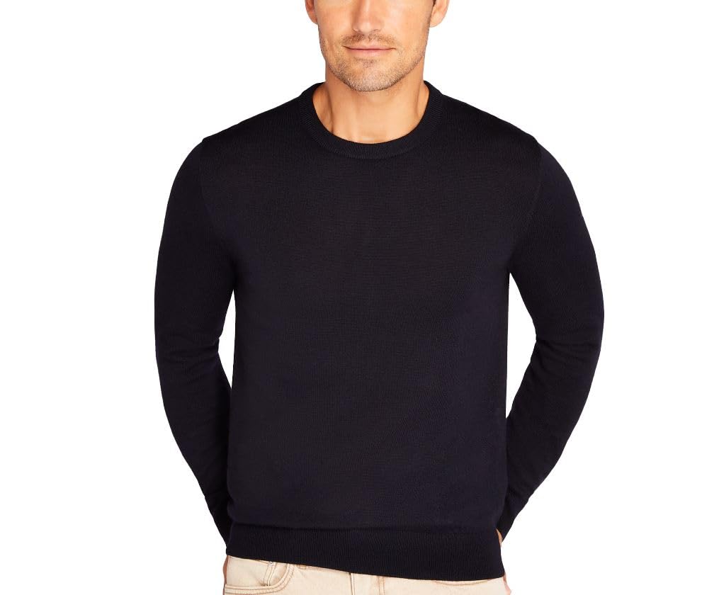 Club Monaco Men's Merino Crew Neck Sweater