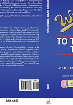 Hardcover Writing to Respond to Text and Tests Book