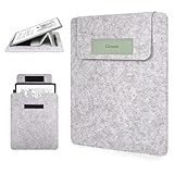 Caweet Protective Sleeve Case for 11” Kindle Scribe – Fits Colorsoft 1st Gen & 3rd Gen 2025 Release, Premium PU Leather with Foldable Stand, Green