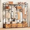 Amazon.com: IRONCK Garment Racks and Storage Shelves, Heavy Duty ...