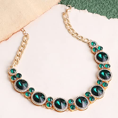 Image of SOHI Contemporary Necklace for Women and Girls, Necklace with Chain detailing for women, Statement jewellery, Fashion Jewellery for women, Imitation, ladies