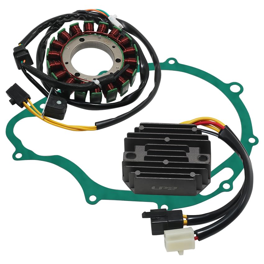 Stator Coil Rectifier Stator Gasket for Suzuki LS400 Savage 1987-1991 for Suzuki LS650 Savage 1986-2004 for Suzuki LS650 Boulevard S40 2005-2019 Stator Coil Rectifier Stator Gasket