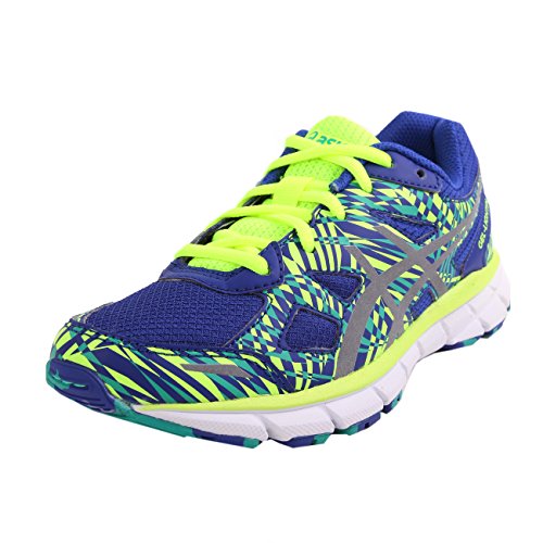 Baskets de course Asics Gel-Lightplay 2 GS bleu jaune 37.5