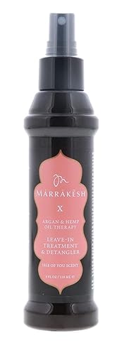 Tratamiento y desenredante sin enjuague de Marrakesh X (Isle of You) con aceite de argán y aceite de cáñamo acondicionador en aerosol por Earthly