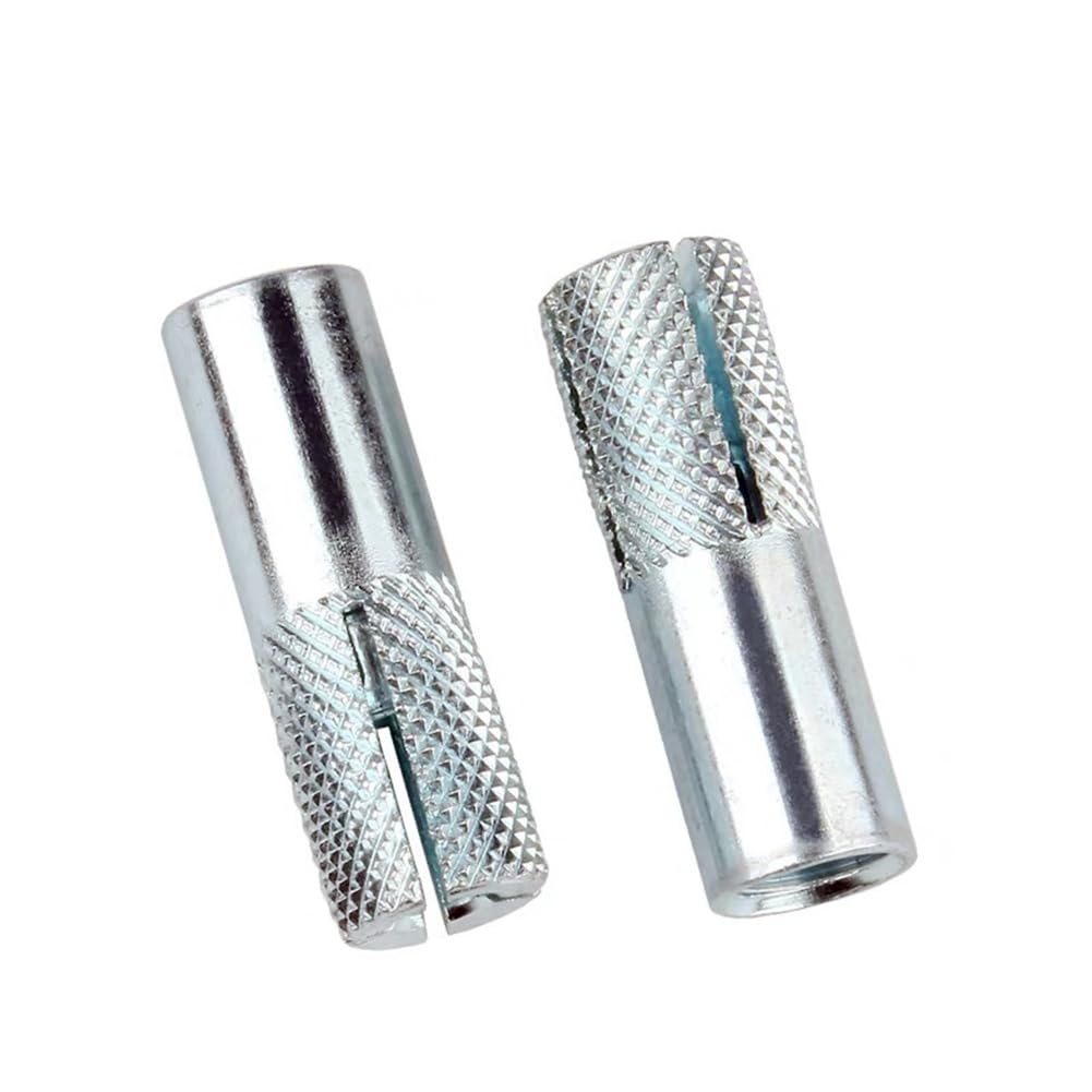 100 Unidades Acero Inoxidable Taco De Anclaje, Hormigón Expansión Anclaje 1/4"-20 Taco De Anclaje De Expansión Taladro Para Hormigón Sólido