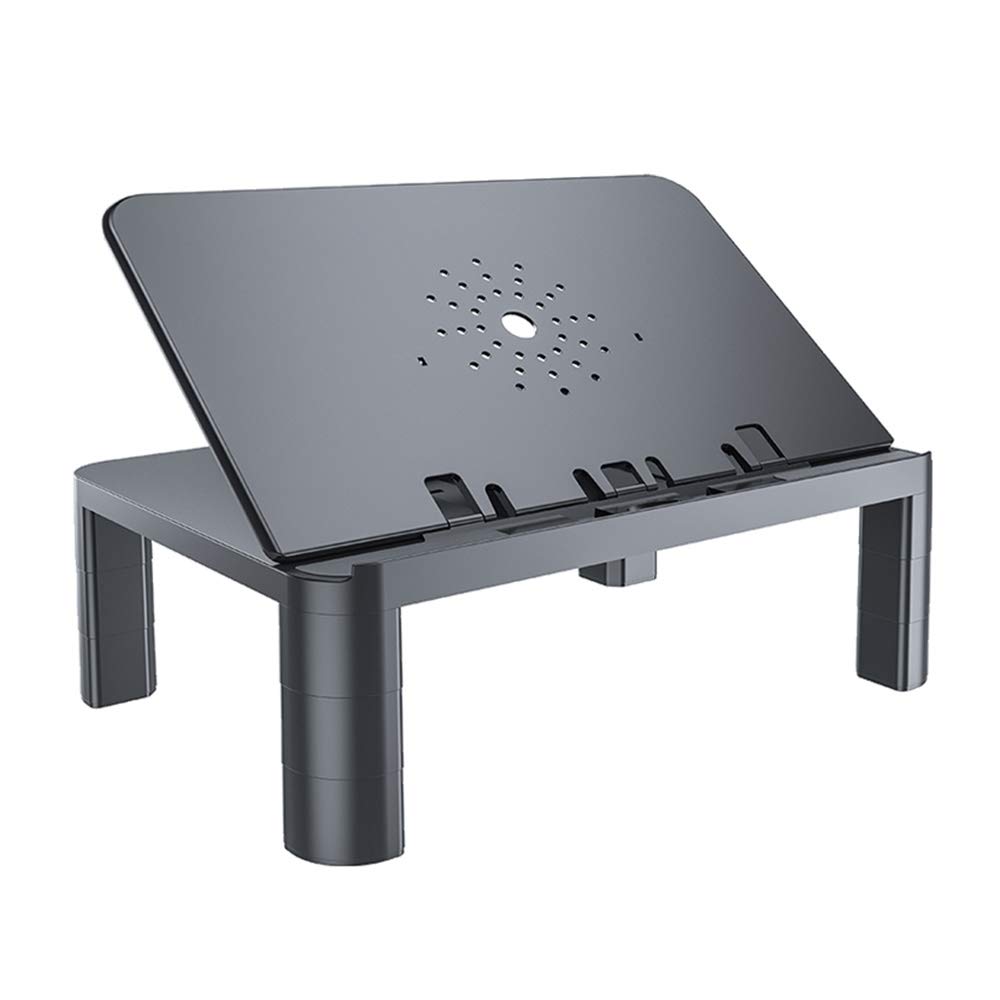 Supporto per Laptop Regolabile da Tavolo Portatile, Prese d'Aria Cave/tavolino Rimovibile, tavolino in plastica Tecnica
