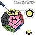 Magic Cube Set, Aitey Cube Bundle 3x3 Cube, Pyramid Cube, Megaminx and Mirror Cube Speed Puzzle Collection for Kids (4 Pack)