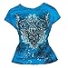 Y2k Fairy Grunge Clothes for Women Emo 2000s Skull Skeleton Print Tees Shirts Fairycore Vintage E-Girls Clothes Baggy 90s Skeleton Rose Graphic T-Shirts