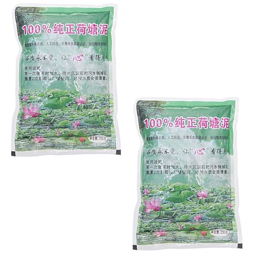 2 Piezas de abono acuático, Suelo para Estanque de Plantas acuáticas, Barro para Estanque de Loto, Medio de Cultivo de Plantas acuáticas para Estanque de jardín acuático | para hidroponía y acuaponía