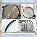 2 Pack 09985 Pressure Canner Sealing Ring + 4 Pack Overpressure Plugs, Gasket for Presto 01751 01781 01784 01745 01755 01782,16/18 /23 Quart Pressure Cooker, Pressure Canner Parts