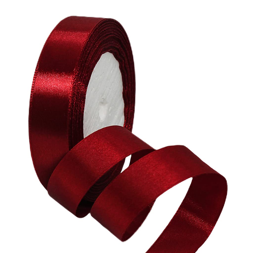 10mm Black Ribbon for Gift Wrapping,22m Fabric Thick Satin Ribbon Black Bow for Gift Wrapping,Ribbons for Balloons,Crafting,Hair,Bouquets,Wedding, Car,Presents,Cake,Christmas Party Decorations — view 27