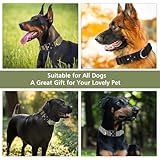 Ledeak Taktisches Hundehalsband mit Griff, Verstellbares Anti Zieh Breites Hunde Halsband Gepolstert, Dog Collar mit Metallschnalle erziehungshalsband für Hunde (Armeegrün, XL)