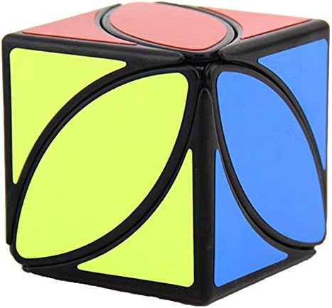 Willking MoFangGe Ivy Cube Leaf Magic Cube FengYe Skewb Square Shape Twisty Puzzle Toy Black
