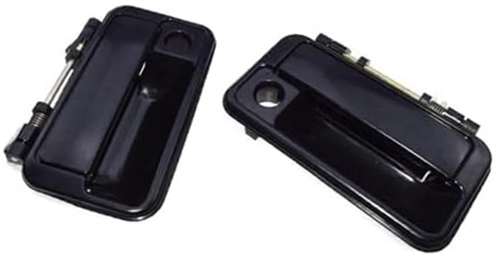 Szwaldaper Black Front Pair Outer Door Handle Caps Car Exterior Door Handle, For Swift, For Geo Metro 1989-1994 8282060B025pk 8281060B025pk Outside Front Left Right Outer(Black Front Pair)