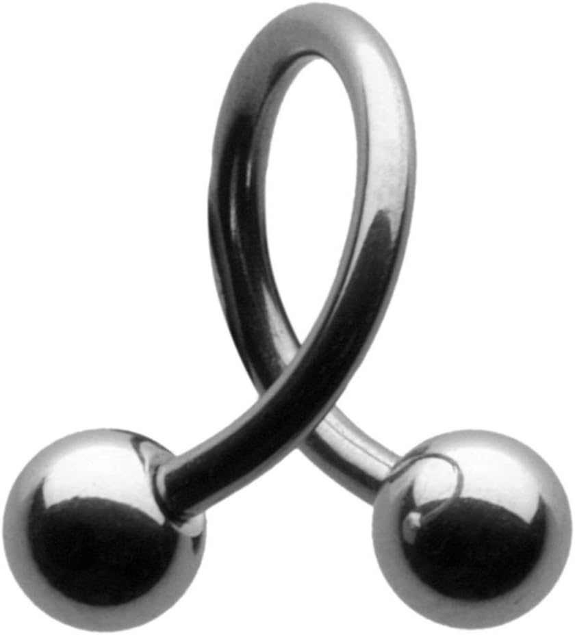 16G 5/16 Large Ball Helix Barbell OS / Silver Clothing