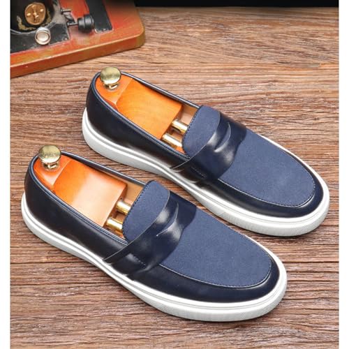 Men's Loafers Dress Shoes PU Leather Slip On Casual Driving Penny Loafer for Men4