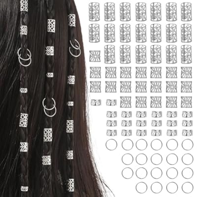 80 St ck Silber-Haarschmuck