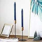 🕯QUALITÄTSMATERIAL:Der Kerzenständer besteht aus Schmiedeeisen, kein sehr leichter Kerzenhalter, sehr strukturiert. Es wird nicht rosten, es wird nicht brechen, kann für eine lange Zeit verwendet werden.Kerzenständer für deko Wohnzimmer deko schlafzimmer vintage deko, Kerzenständer enthalten Samtböden zum Schutz Ihrer Möbel.