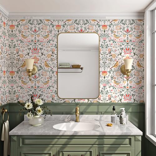Rouleau adhésif décoratif oiseaux et fleurs ReWallpaper 12m - 3