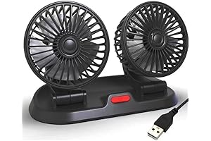 Double Car Fan for Seamless Coolness and Comfort