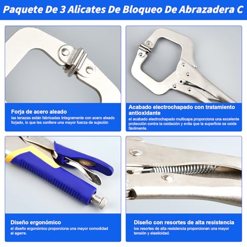 Pinzas tipo C Truper 8 Imagen adicional