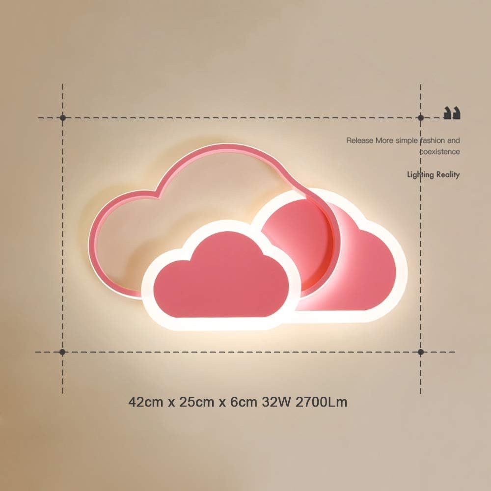ZEKEI Kinderzimmer lampe decke, Wolkenlampe 42cm mit Fernbedienung, LED Deckenleuchte Kinderzimmer dimmbar 3000-6000K, Wolkenlampe kinderlampe Deckenlampe für Kinderzimmer | Schlafzimmer