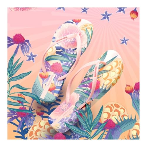 Bathroom Slippers, Women's Fresh Style PVC Flip Flops - Lightweight Sandwich Slippers for Outdoor for Living Room/Pool/Beach/SPA/Public Showers2