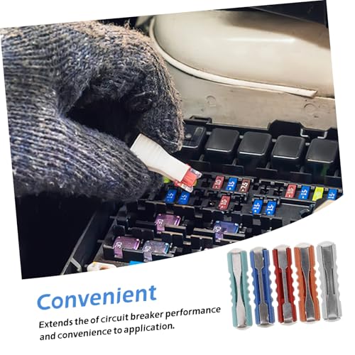 Kit de fusibles para automóvil Cabilock, 200 piezas, fusibles automotrices europeos orientales, caja organizadora resistente para accesorios para RV y protección de circuitos automotrices miniatura 3