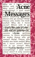 Acne Messages: Crack the Code of Zits and Say Goodbye to Acne 0974912204 Book Cover