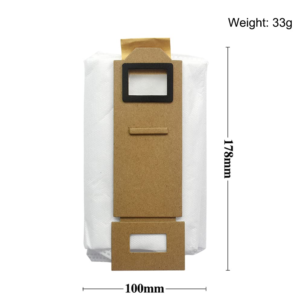 10 PièCes Sac à PoussièRe de Remplacement Adapté pour Roborock S7-S7