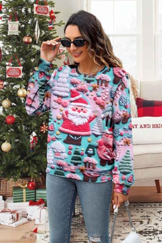 Ugly Christmas Sweatshirt Women Merry Christmas Pullover Funny Animal Tops | Vilove Ugly Christmas Sweatshirt Women Merry Christmas Pullover Funny Animal Graphic Tops Causal Hoodie 2 Ugly Christmas Sweatshirt Women Merry Christmas Pullover Funny Animal Tops | Vilove Ugly Christmas Sweatshirt Women Merry Christmas Pullover Funny Animal Graphic Tops Causal Hoodie - Image 3