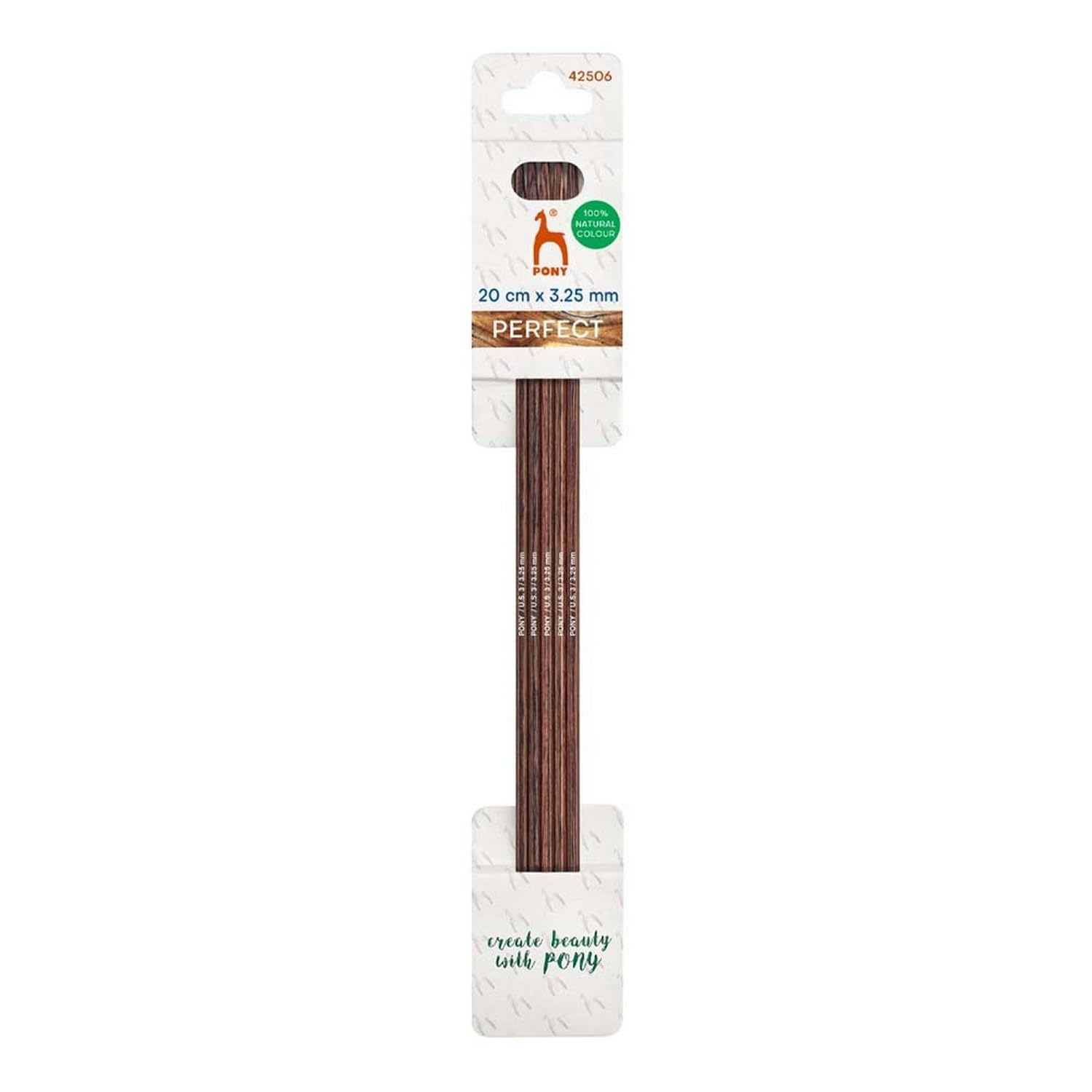 Pony Perfect Double Pointed Knitting Needles 20cm 3.25mm - 1 Piece