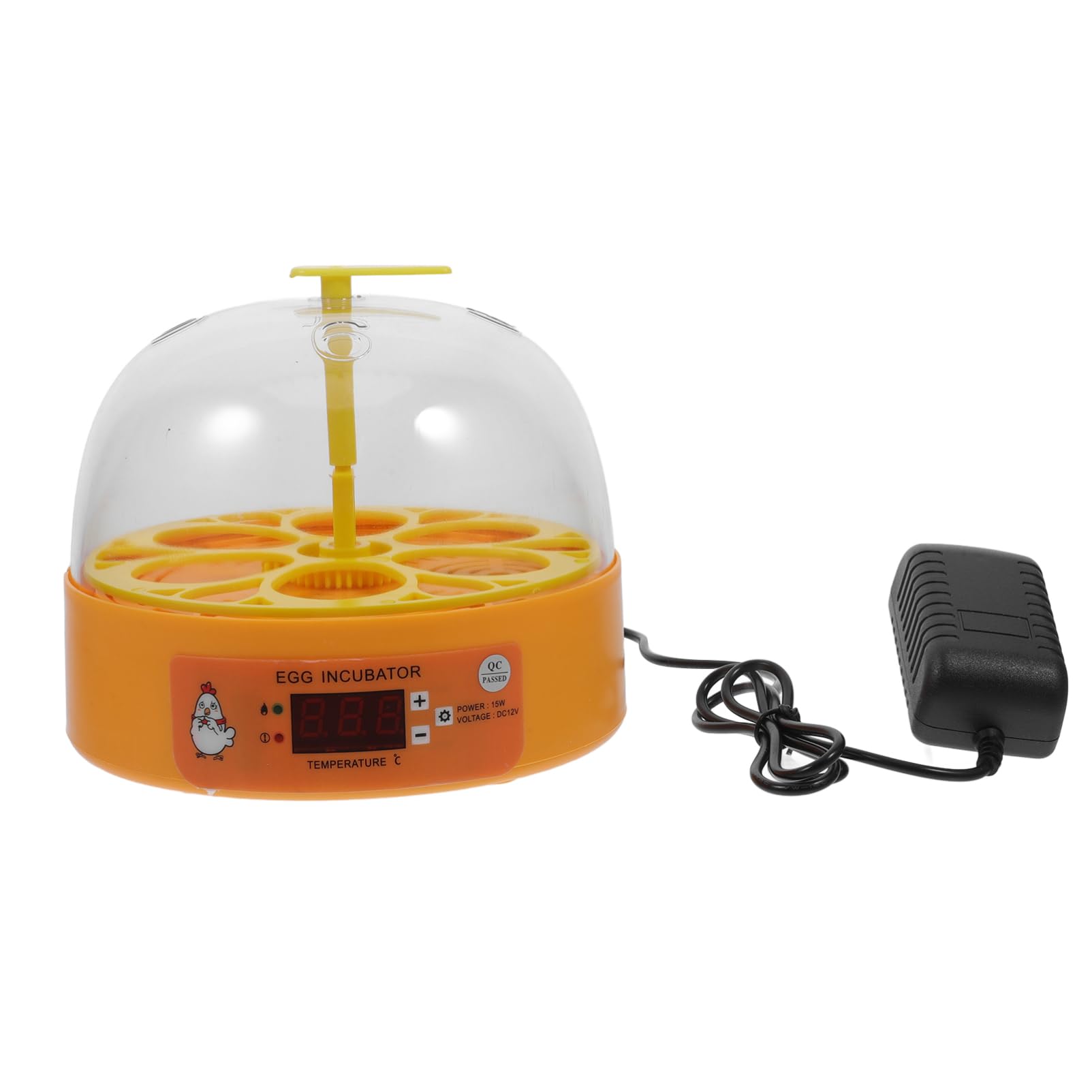 VANZACK 6 Incubators for Hatching, Bncubator with Automatic Turning and Humidity Display Temperature Control for Duck, Quail, Goose Eggs US