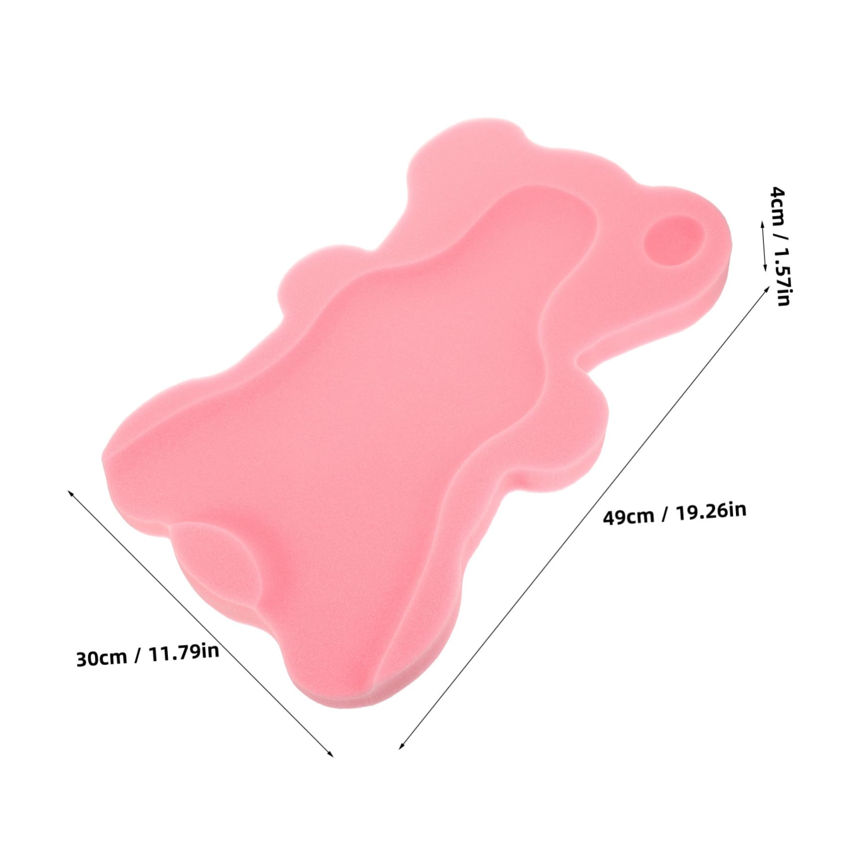 KOMBIUDA Baby Bath Mat Non-Slip Sponge Pad for Newborns Bathing Sponge Mat for Infant Toddler Bath Pad Skidproof Design Random