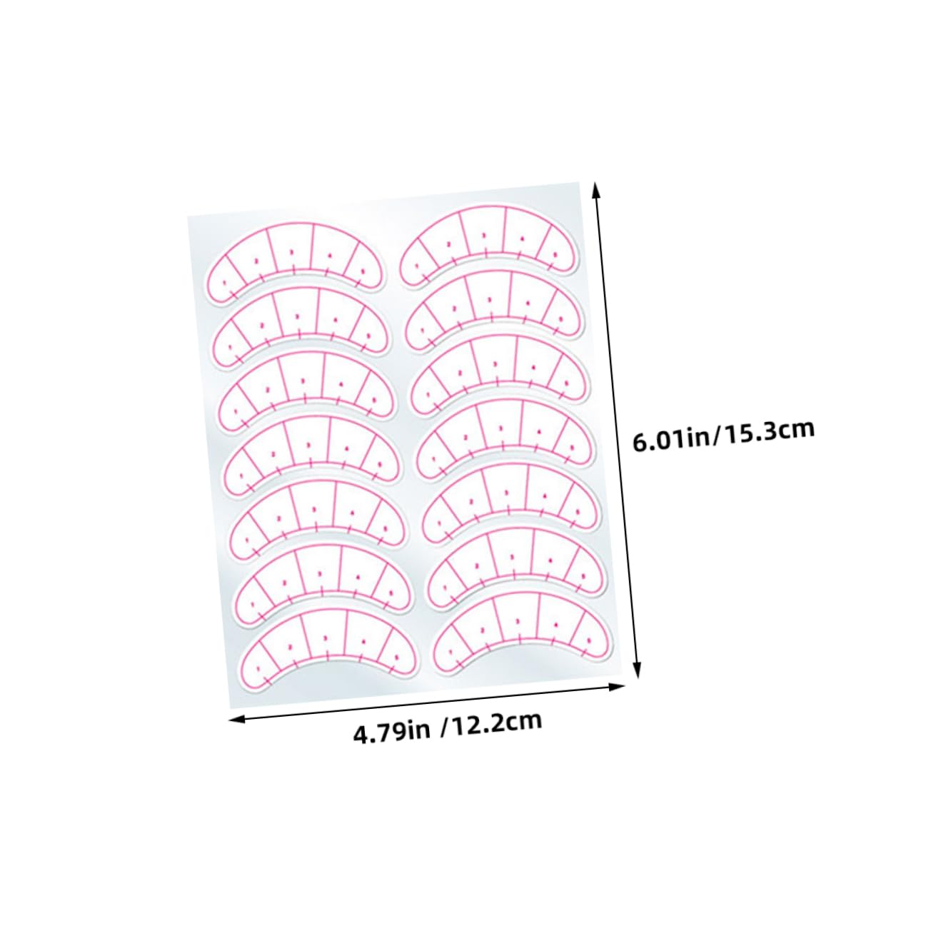 Baluue 50 Sheets Lash Adhesive Tape for Eyelash Extensions Easy Peel off Lash Tape