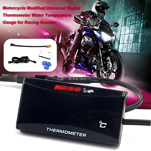 a utilisé la température universelle de l'eau du thermomètre de direction de la moto modifiée avec l'indicateur LED pour rivaliser avec la Vespa