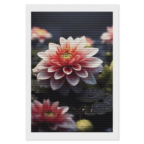 Kit de peinture diamant fleur MNVTSKOP pour adultes