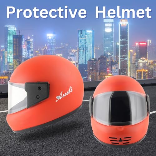 Image of Sage Square Audi Full Face Clear Visor Helmet | ISI Certified | High Standard Safety | Extra Comfort & Stylish