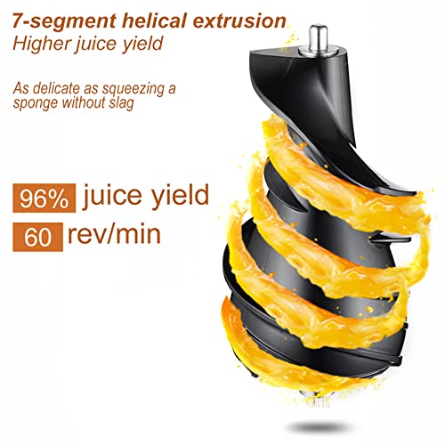 Overtwice Slow Masticating Juicer Cold Press Juice Extractor Apple Orange Citrus Juicer Machine With Wide Chute Quiet Motor For Fruit Vegetables #TOP3