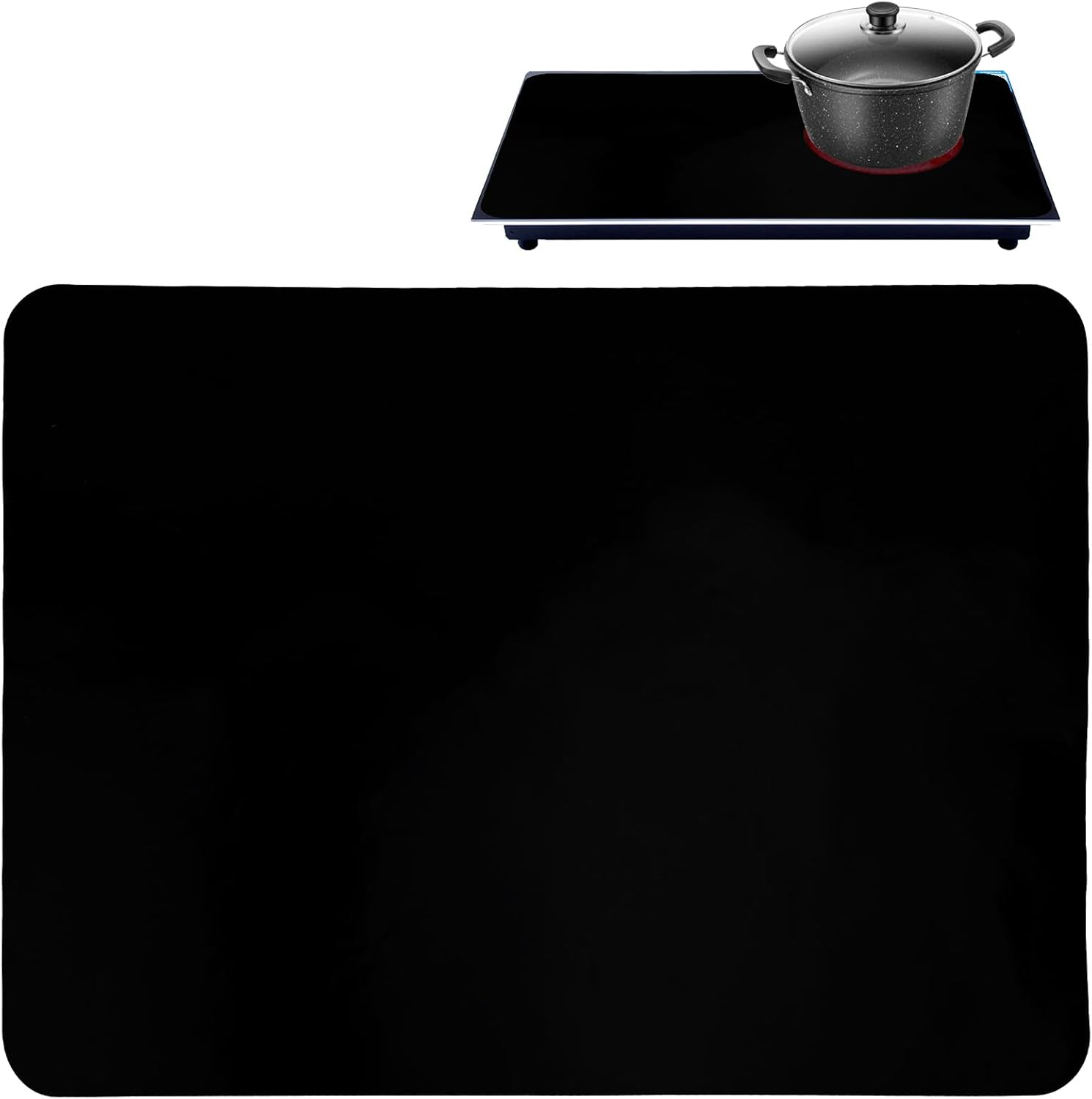 Induction Hob Protector,52 * 78cm Cooktop Scratch Protector,Silicone