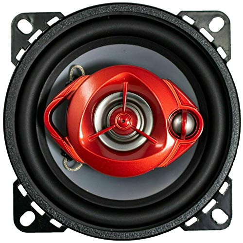 2 Pairs of SoundXtreme ST-403 220W 4-Inch 3-Way Car Audio 4 Ohm Power Coaxial Speaker CEA Rated with Spade Speaker Terminals Frequency Response: 100 Hz - 20k Hz - Thumbnail 3
