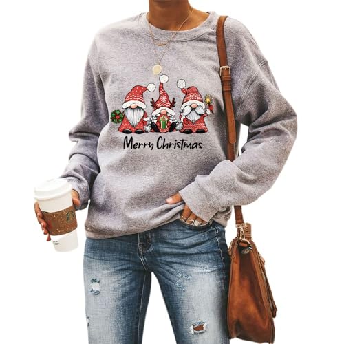 Image of Women's St Patrick's Day Shamrock Sweatshirt Irish Shirts Pullover Top Cute Long Sleeve Holiday Outfit & Gift