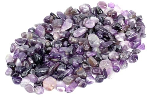 Image of ZenQ 1 lb Crystal Chips, Tumbled Stone Chips for Crafts | Polished, Undrilled Gemstones for Resin Art, Vase Filler, Plant Decor, Candle Making, and DIY Projects